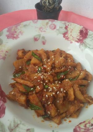 Foto resep Tumis pedas Mandai aka kulit cempedak ala Rumah Amaryllis