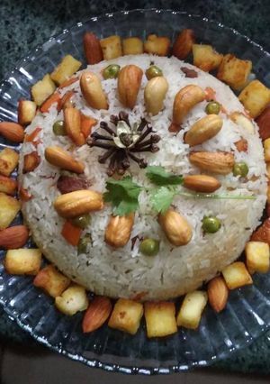 A picture of Paneer pullav.