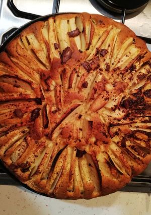 Foto di Torta mele e cioccolato