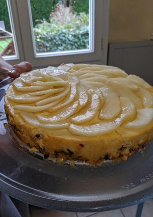 Une photo de Cheese cake poires chocolat