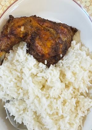 صورة لوصفة دجاج بالقلاية الهوائية