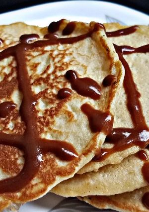 Fluffy and soufflé pancakes ainihin hoton girkin
