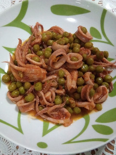 Foto di Calamari e piselli