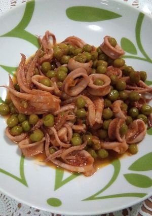 Foto di Calamari e piselli