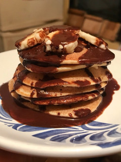 Una foto de Hot cakes saludables