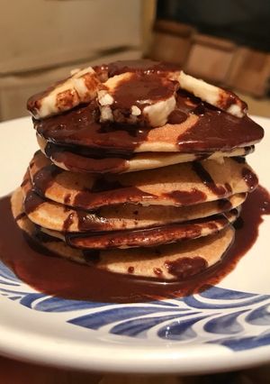 Una foto de Hot cakes saludables