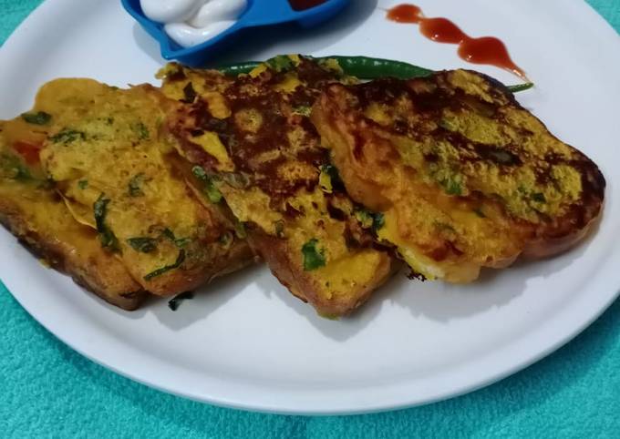 Recipe of Perfect Besan Toast