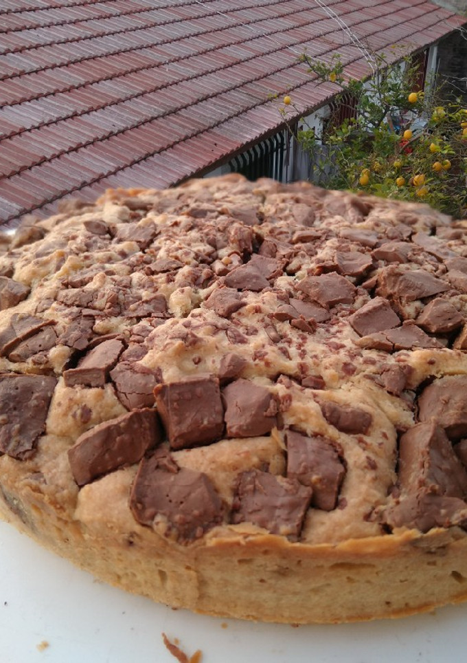 Una foto de 🍪Cookie gigante estilo tarta 😋
