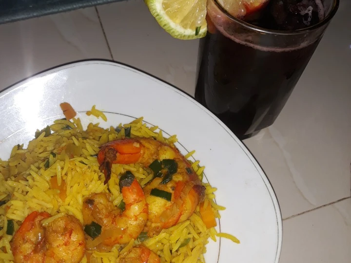 Easy Steps to Prepare|Recipe} Basmati fried rice with shrimps the Delicious, Can Pamper Your Tongue