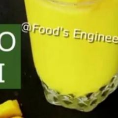 A picture of Mango Lassi.