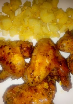 Una foto de "Alitas al horno adobadas"