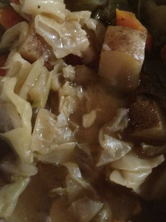 A picture of Ethiopian Inspired Cabbage,Carrot,Potato Crock-pot Soup (Vegan).