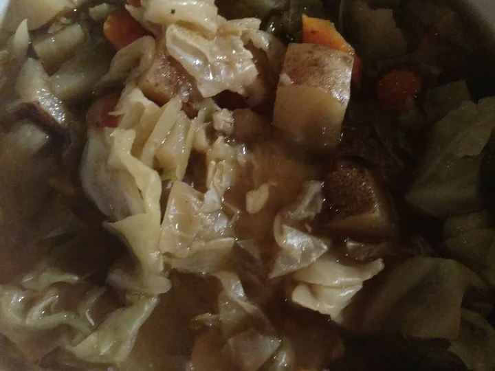 Easy Steps to Make Recipes Ethiopian Inspired Cabbage,Carrot,Potato Crock-pot Soup (Vegan) the Can Spoil the Tongue Appealing.