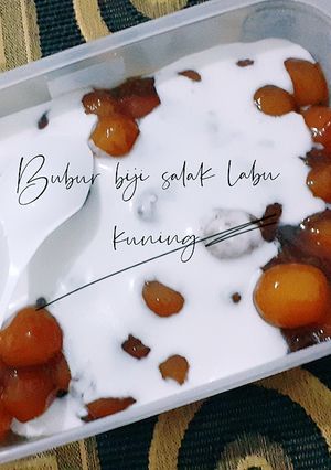 Foto resep Bubur biji salak labu kuning