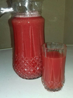 A picture of Water melon drink.
