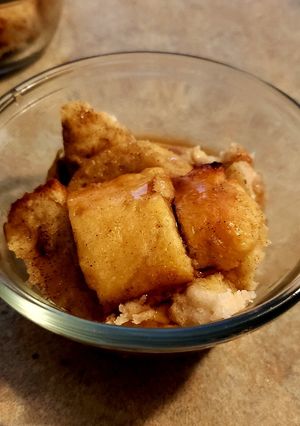 A picture of French Toast Bread Pudding.