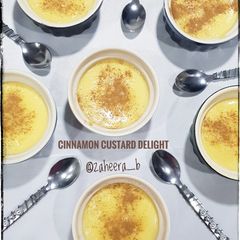 A picture of Cinnamon custard delight #sahdessert.