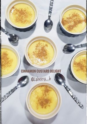A picture of Cinnamon custard delight #sahdessert.