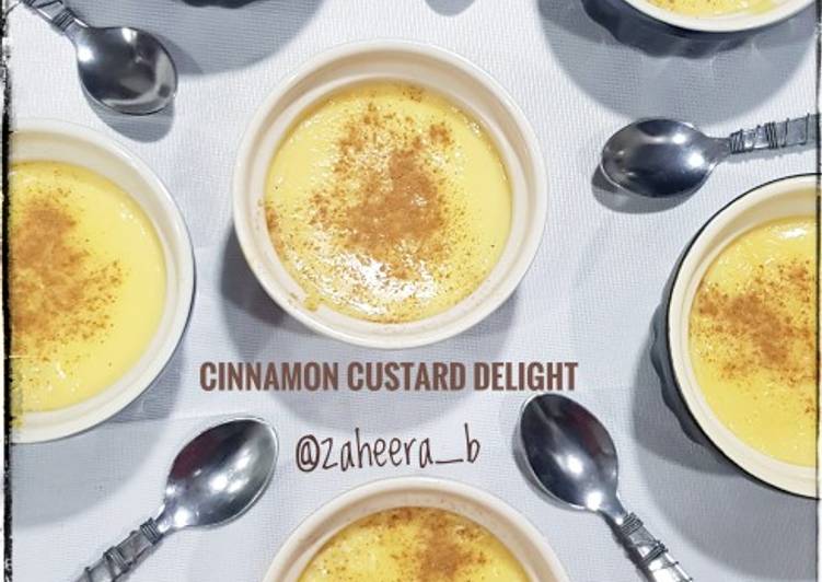 Cinnamon custard delight #sahdessert