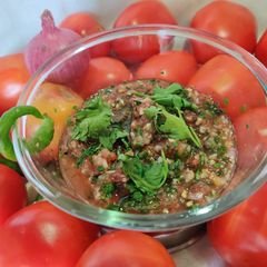 A picture of Smoky salsa tomato.