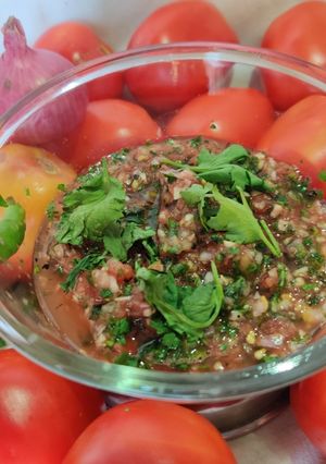 A picture of Smoky salsa tomato.