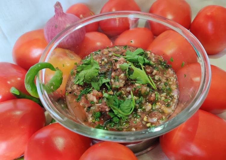 Simple Way to Prepare Quick Smoky salsa tomato