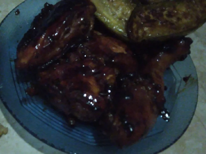 Cara Gampang Membuat Resep Ayam bakar teflon yang Enak Banget Anti Ribet, Uenak Banget