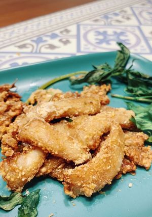 菲力廚房｜氣炸透抽/氣炸中卷/氣炸花枝圈 的食譜成品照片