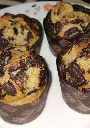 Foto resep Choco banana muffin