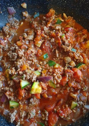 A picture of Sweet pasta sauce.