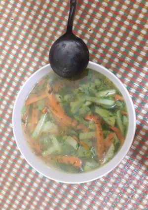 Hình của món Canh xu xu cà rốt.