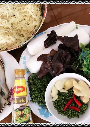 Hình của món Ốc giác hầm tiêu xanh.