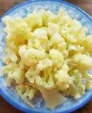 Bông cải trắng (súp lơ trắng) luộc