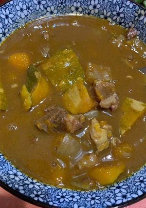 南瓜牛肉咖哩 的食譜成品照片
