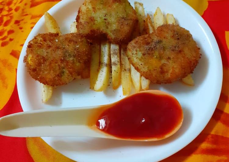 Easiest Way to Make Ultimate Sooji sweetheart cutlets