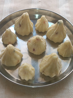 A picture of Desiccated Coconut Modak.