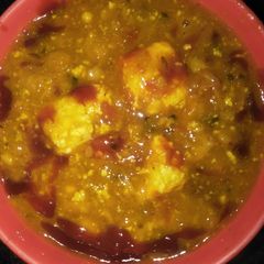 Chana paneer msala A picture of Chana paneer msala.