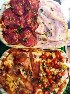 Una foto de Pizza a la parrilla