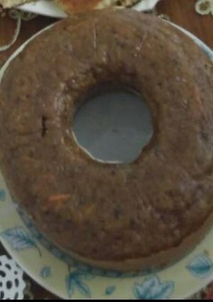 صورة لوصفة كيكه الجزر والجوز بالقرفه