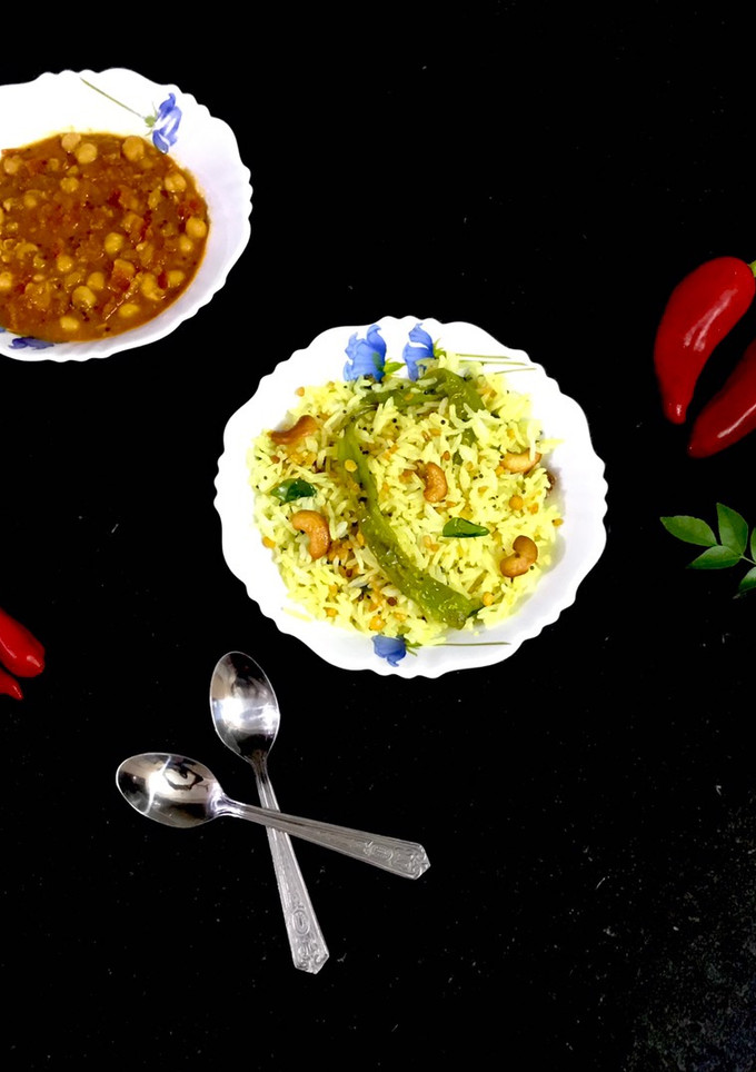 A picture of Lemon Rice (South Indian Style).