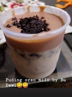 Foto resep 32.Puding Susu Oreo Vla Milo