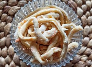 Foto resep 686. Mie Telur Wortel Homemade (Full Tepung Terigu Pro Tinggi)