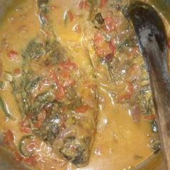 A picture of Fish in Coconut Milk.