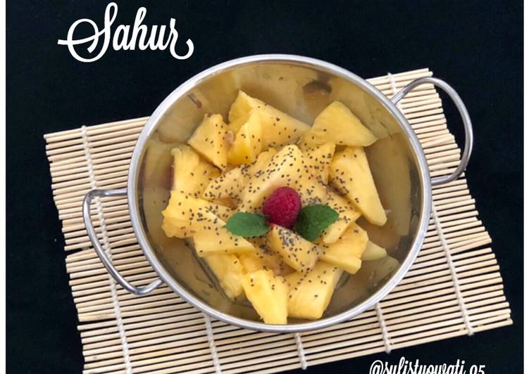 Bahan-bahan Menu Sarapan / Sahur yang lezat dan Mudah Dibuat