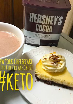 Foto resep New York Cheesecake with Chocolate Crust keto