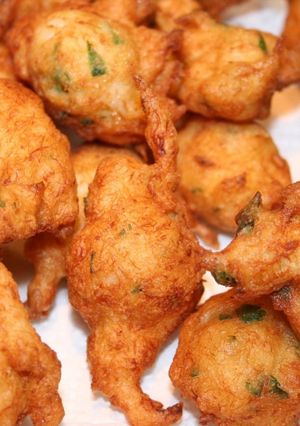 Una foto de Buñuelos de bacalao