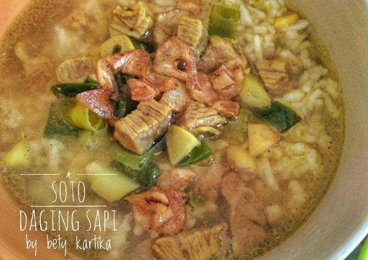 Resep Soto daging sapi yang Harus Anda Coba