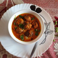 Shahi Peas Potato Kofta A picture of Shahi Peas Potato Kofta.