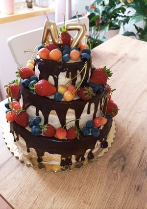 Epres emeletes torta recept fotója