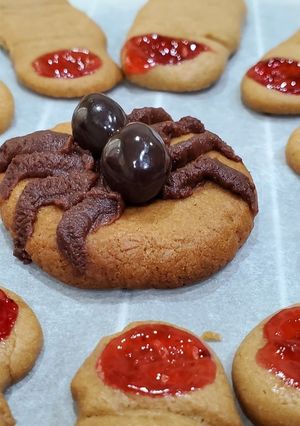 ＃萬聖節蜘蛛餅乾 的食譜成品照片